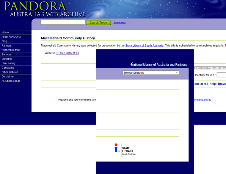 National Library Pandora Archive