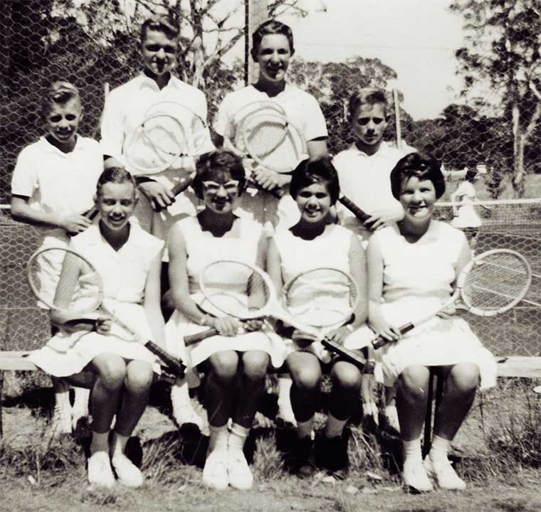Premiers Macclesfield Junior Tennis Team 1961-1962