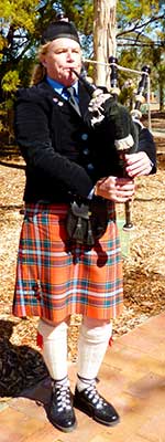 Bagpipes at RSL Macclesfield